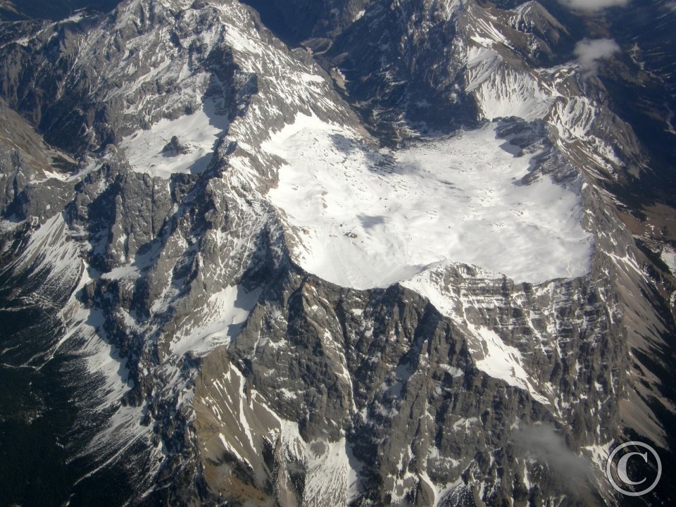 Zugspitzblatt , Gletscher Zugspitzblatt , Gletscher