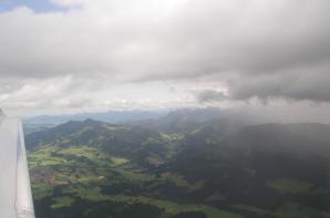 Anflug auf den Grünten