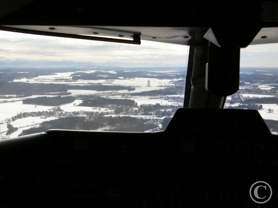 Anflug Oberpfaffenhofen