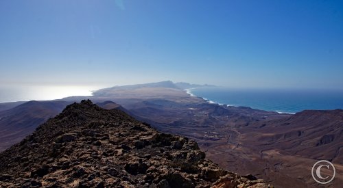 Blick vom Cardon auf die Südspitze