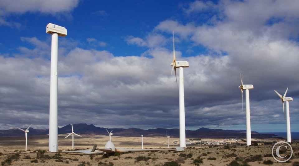 Windpark bei Costa Calma Windpark bei Costa Calma